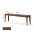 Seattle Natural Solid Walnut Dining Bench