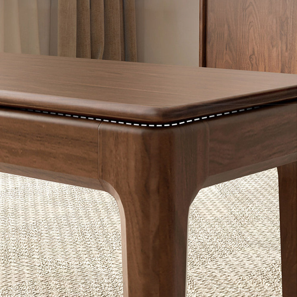 Seattle Natural Solid Walnut Dining Bench