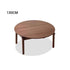 Seattle Natural Solid Walnut Round Extendable Dining Table