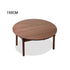 Seattle Natural Solid Walnut Round Extendable Dining Table
