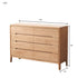Seattle Natural Solid Oak Chest of 8 Drawers