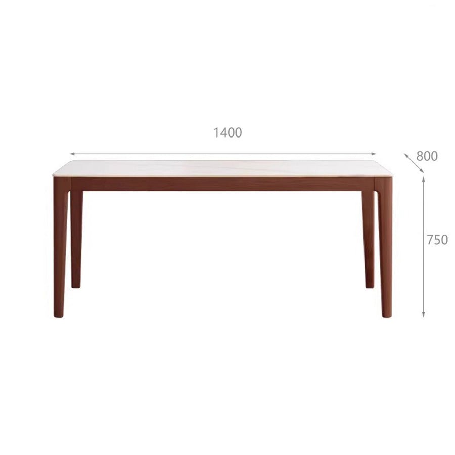 Seattle Solid Oak Dining Table with Ceramic Top | Oak Furniture Store