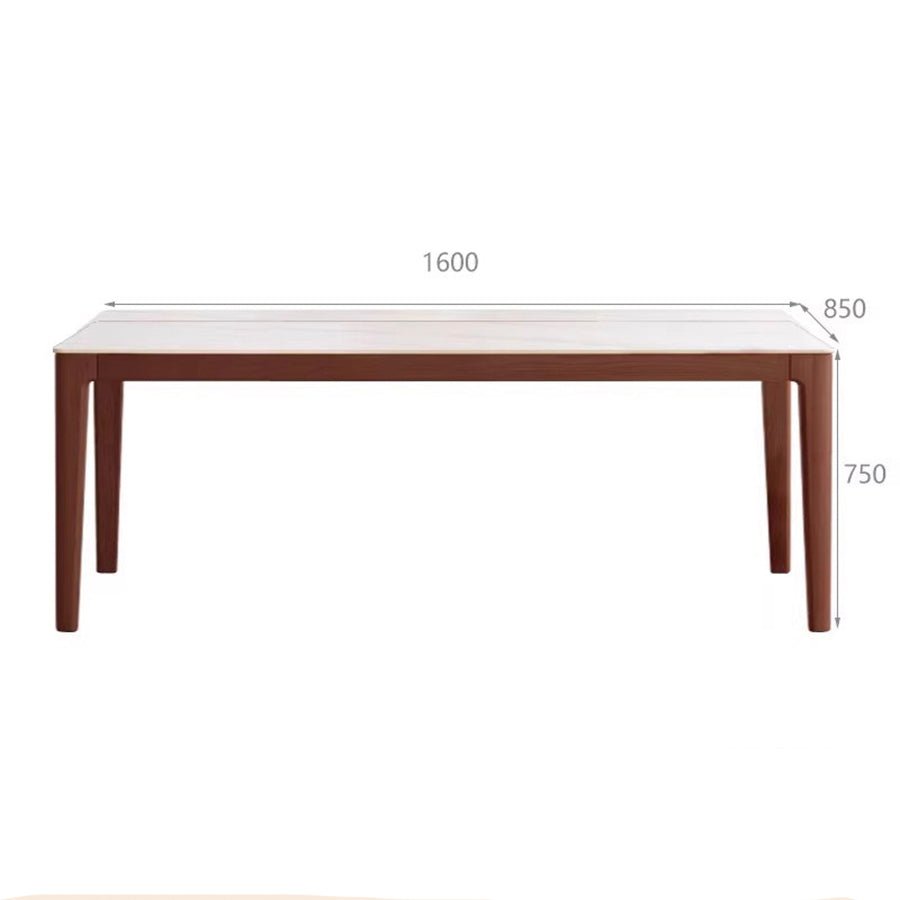 Seattle Solid Oak Dining Table with Ceramic Top | Oak Furniture Store