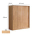 Siena Solid Ash Sliding Door Large Wardrobe