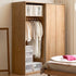 Siena Solid Ash Sliding Door Large Wardrobe