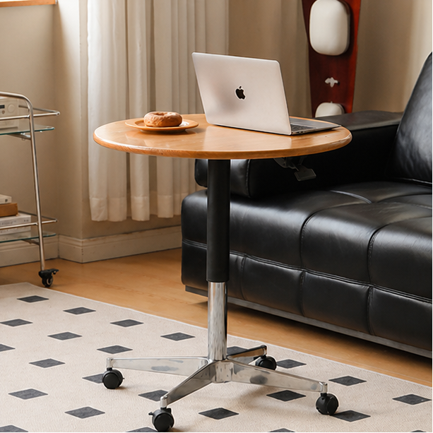 Siliqua Solid Hardwood Side Table
