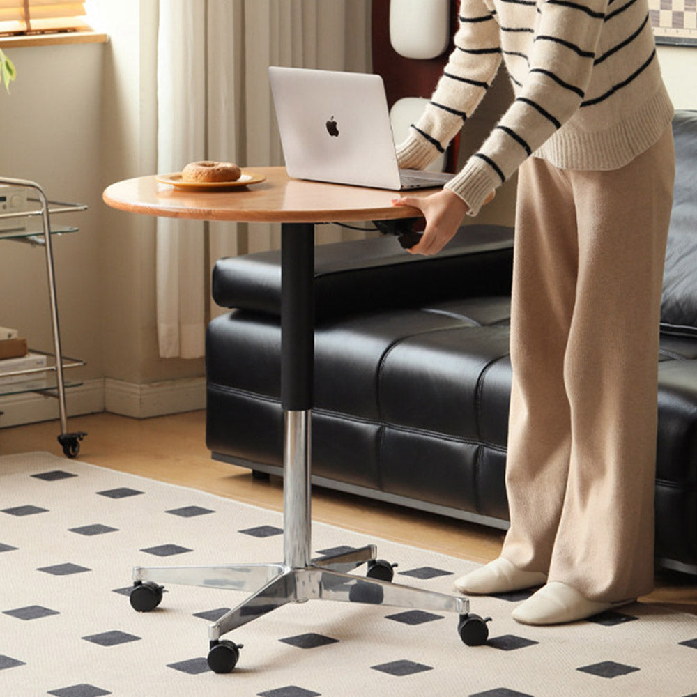 Siliqua Solid Hardwood Side Table