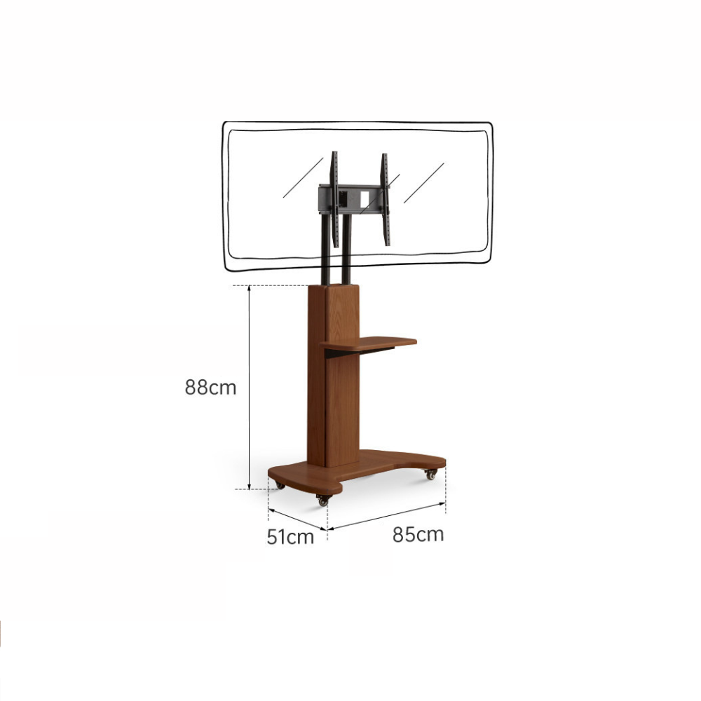 Siliqua Solid Oak Entertainment Shelf