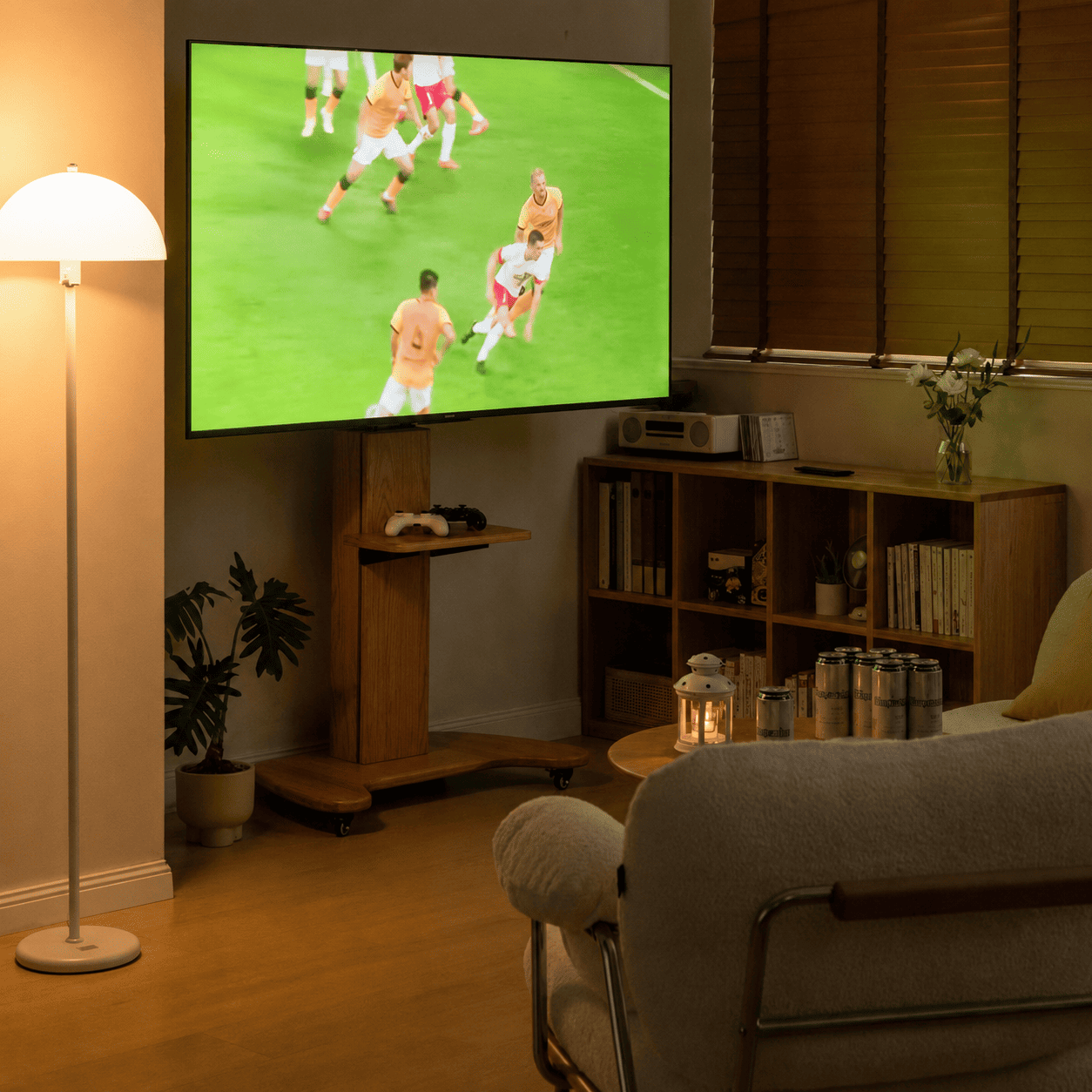 Siliqua Solid Oak Entertainment Shelf