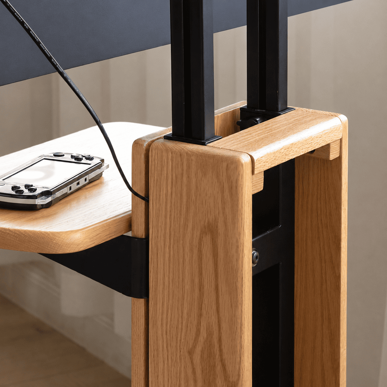 Siliqua Solid Oak Entertainment Shelf