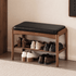Simancas Natural Solid Walnut Shoe Bench