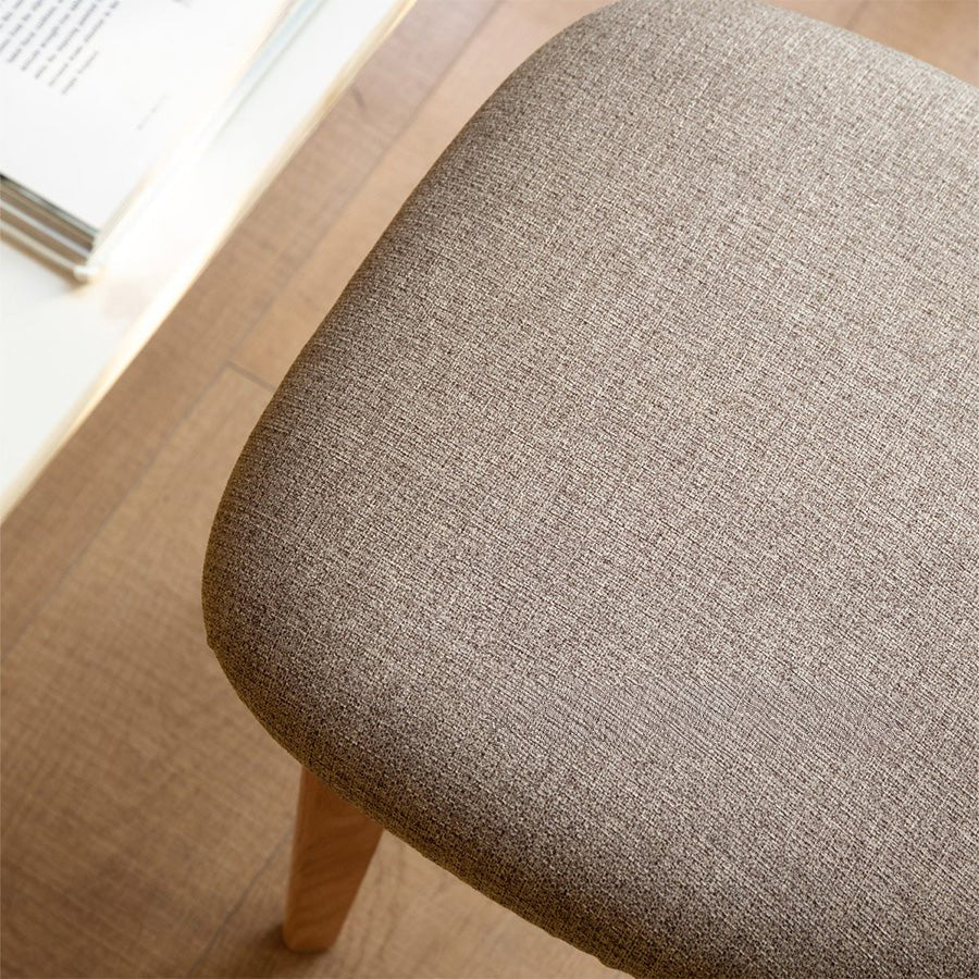 Sion Natural Solid Oak Dining Chair with Cushion | Oak Furniture Store