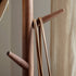 Skagen Natural Solid Walnut Hallway Coat Rack - Oak Furniture Store