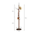 Skagen Natural Solid Walnut Hallway Coat Rack - Oak Furniture Store