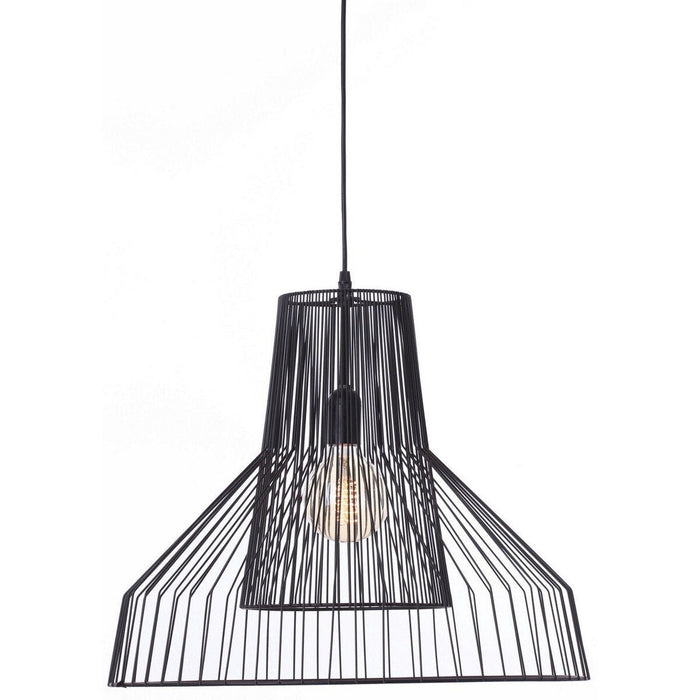 Sleek Black Metal Pendant Lamp RST8001