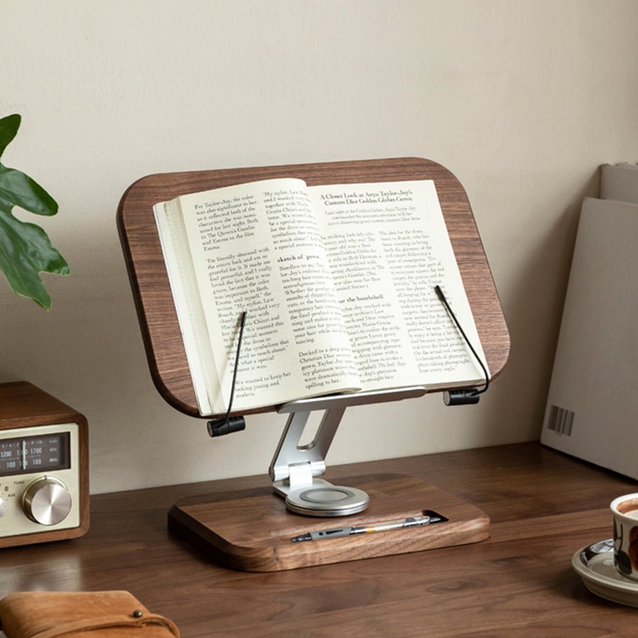 Solid Hardwood Tablet Stand - Oak Furniture Store
