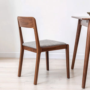 Stanley Solid Walnut Dining Chair - Oak Furniture Store