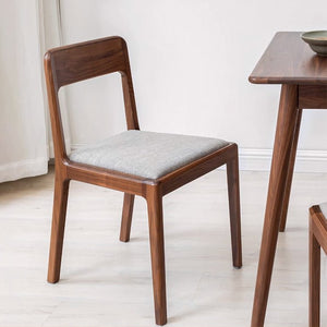 Stanley Solid Walnut Dining Chair - Oak Furniture Store