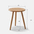 Stave Solid Beech Side Table | Oak Furniture Store