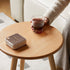 Stave Solid Beech Side Table | Oak Furniture Store