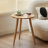 Stave Solid Beech Side Table | Oak Furniture Store