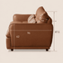 Tacoma Genuine Leather Sofa