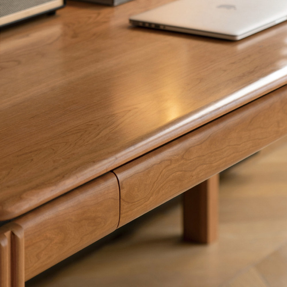 Tarfala Natural Solid Cherry Large Work Station