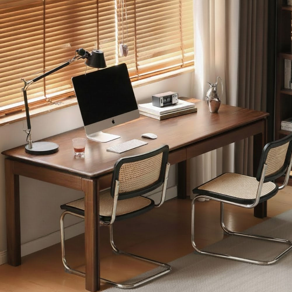 Tarfala Natural Solid Walnut Large Work Station