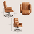 Tempe Ergonomic Faux Leather Swivel Office Chair