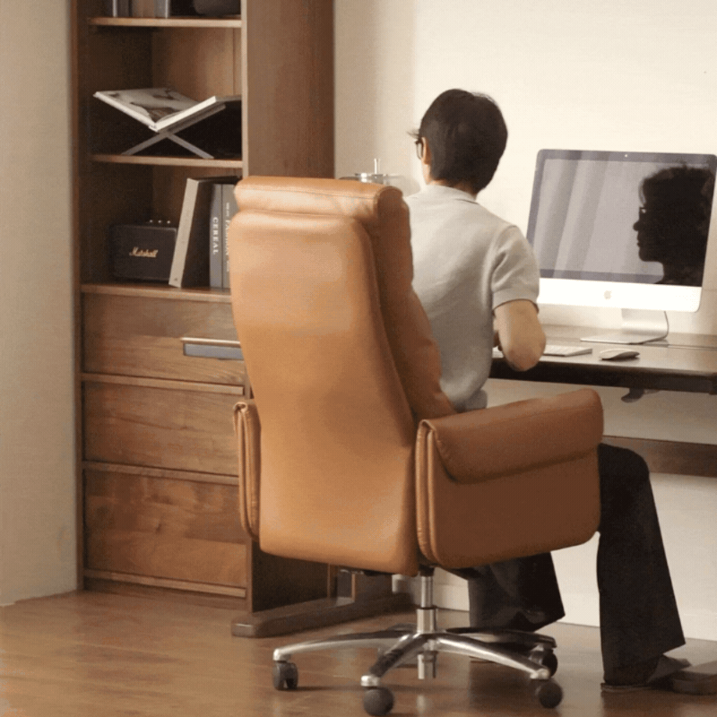 Tempe Ergonomic Faux Leather Swivel Office Chair