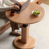 Tome Solid Wood Height Adjustable Coffee Table | round small coffee table NZ | Oak Furniture Store