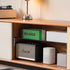Tonnac solid cherry entertainment unit with drawers, glass shelving and modern retro design in a Kiwi living room
