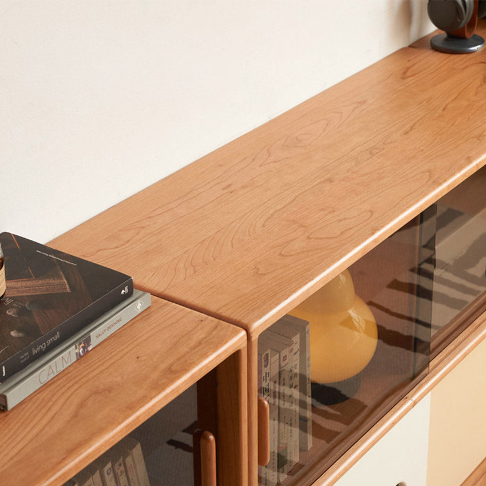 Tonnac Solid Cherry Small Bookcase/Sideboard