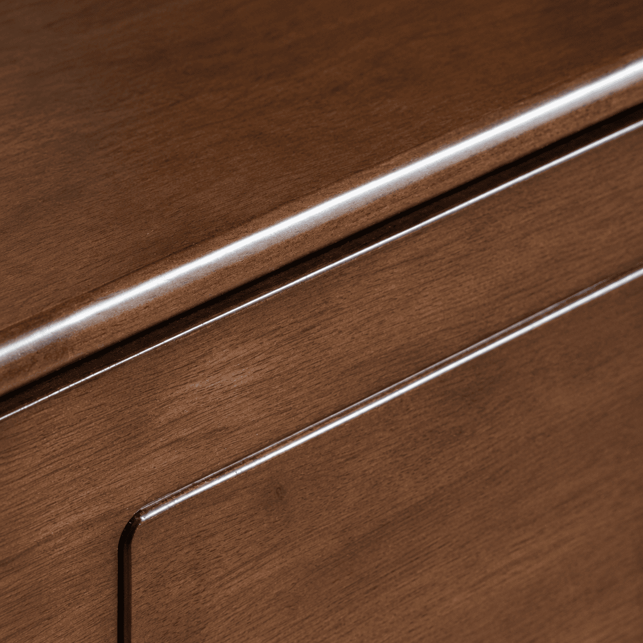 Tulsa Solid Rubber Wood Shoe Cabinet in Walnut Colour