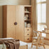 Urban Kidz Natural Solid Oak Wardrobe