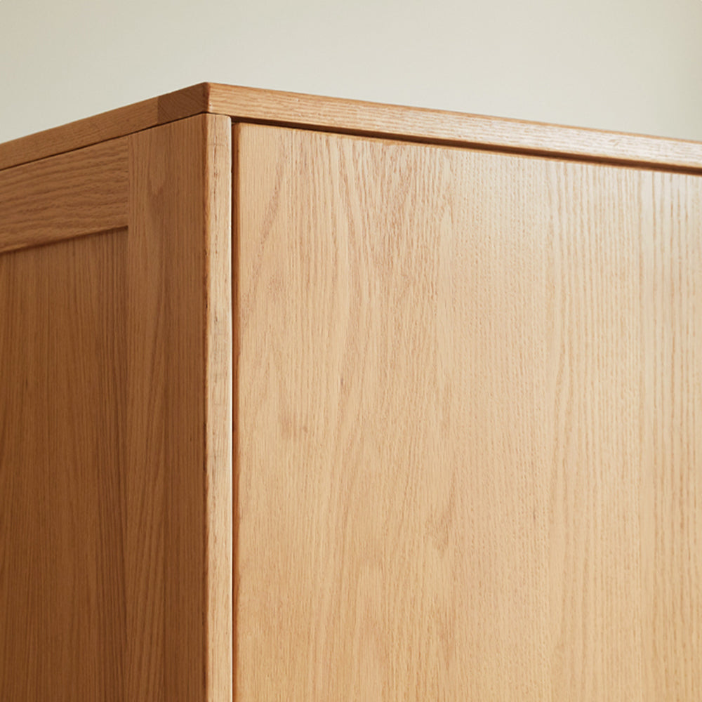 Urban Kidz Natural Solid Oak Wardrobe