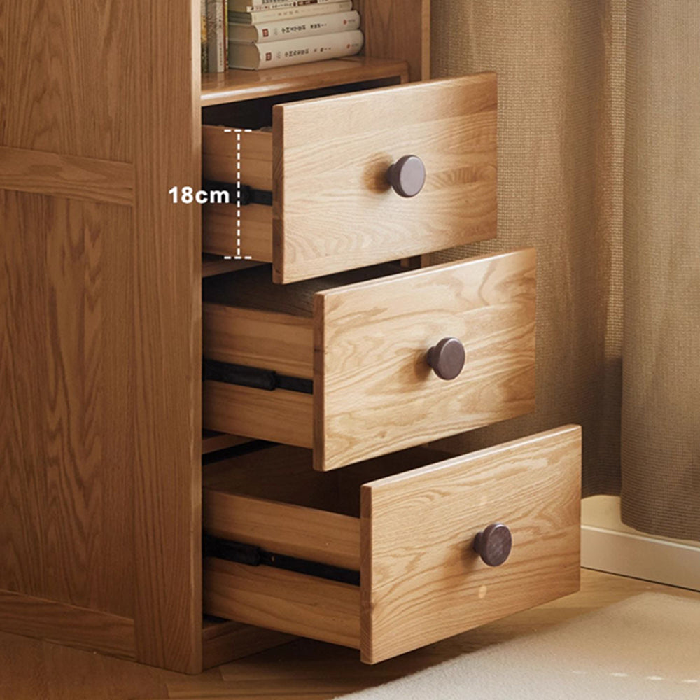 Urban Kidz Natural Solid Oak Wardrobe