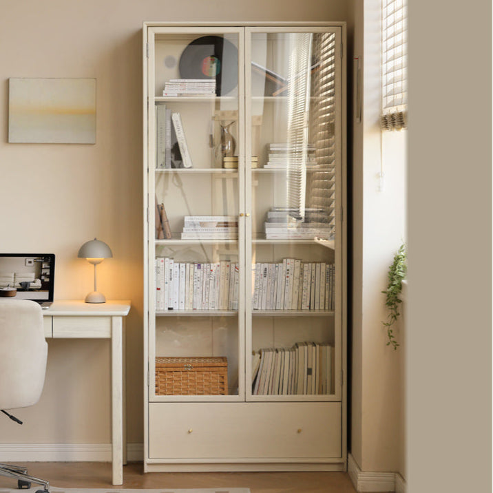 Vaja Solid Oak Painted Display/Book Cabinet