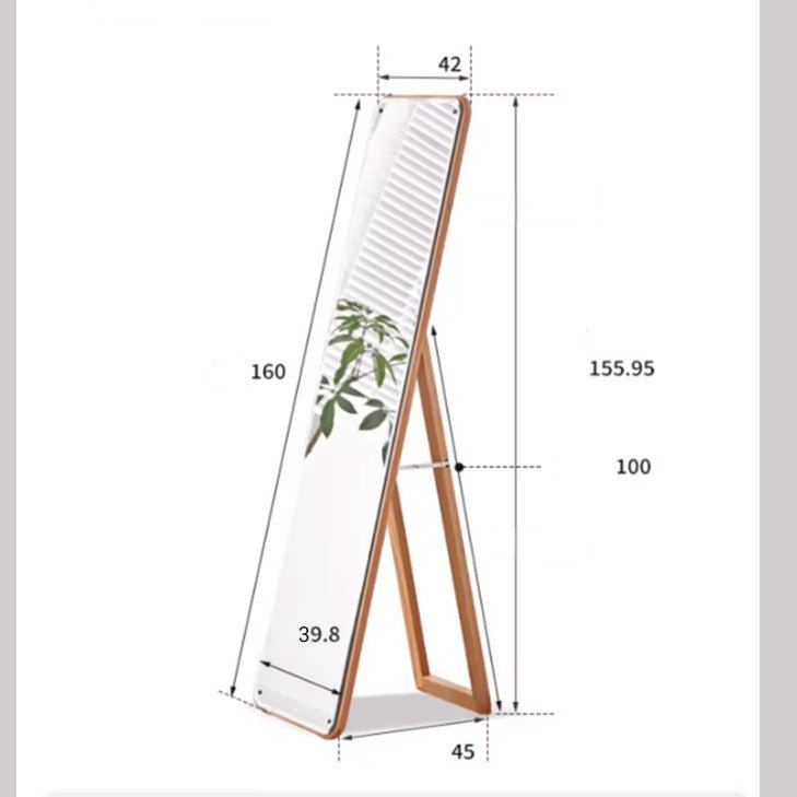 Vejle Solid Oak Dressing Mirror - Oak Furniture Store