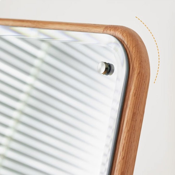 Vejle Solid Oak Dressing Mirror - Oak Furniture Store