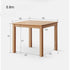 Venice Natural Solid Oak Square Dining Table