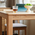 Venice Natural Solid Oak Square Dining Table