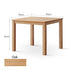 Venice Natural Solid Oak Square Dining Table