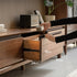 Viano Natural Solid Walnut Entertainment Unit