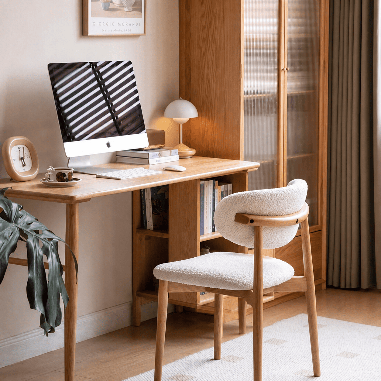 Visby Natural Solid Oak Dining Chair