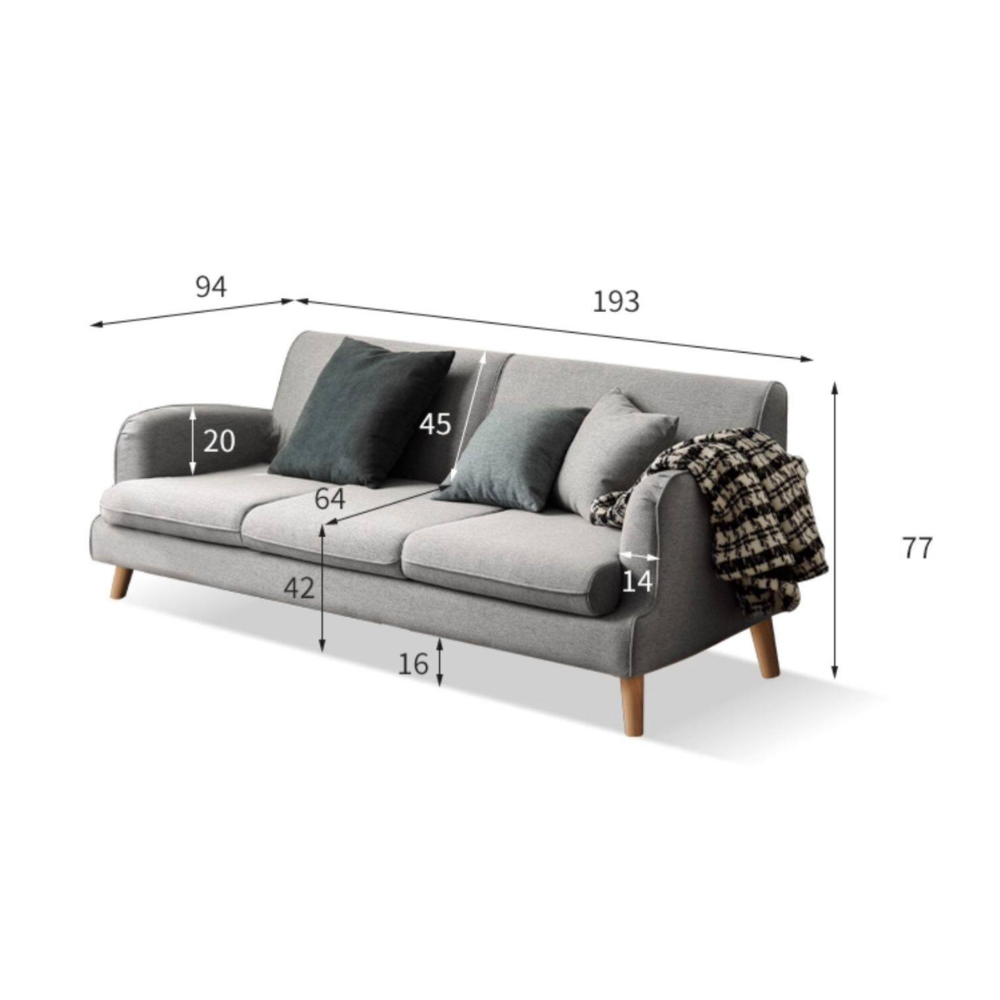 Vita Fabric Sofa