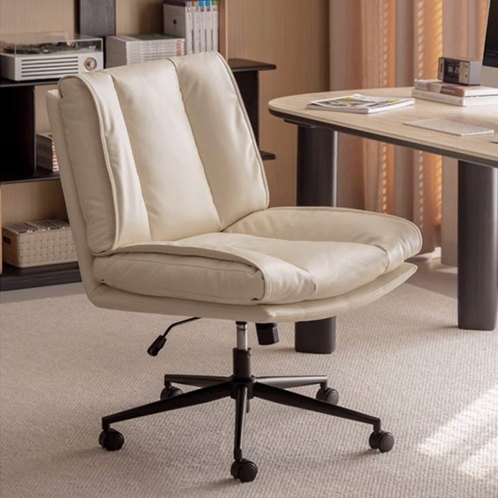 Waake Silicone Leather Swivel Study Office Chair