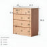 Warburg Natural Solid Oak 2 Over 3 Chest Drawers