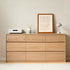 Warburg Natural Solid Oak 9 Drawers Sideboard