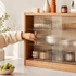 Warburg Natural Solid Oak Table Shelf
